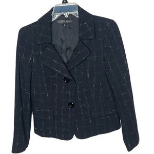 Lafayette 148 New York Black/White Blazer. Size 4.